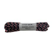 SHOELACES 180 シューレース BLACK/WHITESAND/RED PN-003
