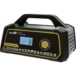 全自動ウルトラパルスバッテリー充電器 （オートバイ/普通自動車/大型トラック セルスタート機能搭載） 12V/24V対応 MeltecPlus 定格出力 DC12V-MAX25A MP-330