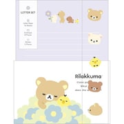 LH83601 [リラックマ 「BASIC RILAKKUMA Flower」 レターセット]