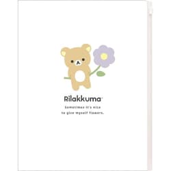 リラックマ 「BASIC RILAKKUMA Flower」 クリアホルダー（6+1ポケット） FA14801
