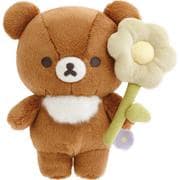 MV13901 リラックマ ぬいぐるみ 「BASIC RILAKKUMA Flower」テーマ チャイロイコグマ