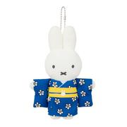 608669 Dick Bruna マスコットキーチェーン ジャパネスクミッフィー 着物 バースデー花柄