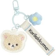 AB32202 リラックマ ワッペンキーホルダー 「BASIC RILAKKUMA Flower」テーマ コリラックマ