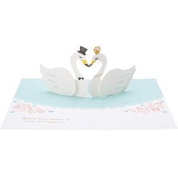 カード 結婚祝い 2羽の白鳥 808903