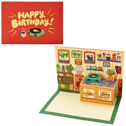 カード 誕生日祝い レコード部屋 950700