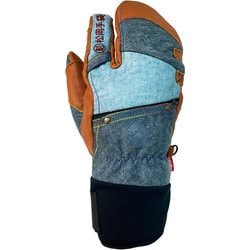 Extreme Ride DENIM スキー スノーボード グローブ INDIGO MIX RAINBOW/UNBER Lサイズ ESK-2330D