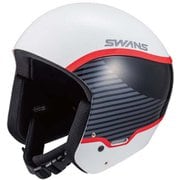 レーシングヘルメット スキー スノーボード ヘルメット レーシング ホワイトブラック（BKW） XLサイズ（60-61cm） HSR-90FIS-RS