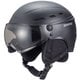 H-82 VISOR スキー スノーボード ヘルメット マットブラック（MBK） Mサイズ（54-58cm）