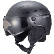 H-82 VISOR スキー スノーボード ヘルメット マットブラック(MBK) Mサイズ(54-58cm)