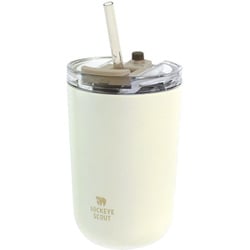 ソクート ステンレス ストロー タンブラー 380ml アイボリー 419904