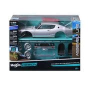 200-329 1：24 アッセンブリーライン 1973 Nissan Skyline GT-R（KPGC110） シルバー [コレクションミニカー]