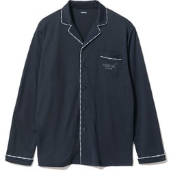 BAKUNE（バクネ） リカバリーウェアー Pajamas Dry 長袖シャツ ネイビー Mサイズ（ユニセックス）
