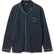 BAKUNE(バクネ) リカバリーウェアー Pajamas Dry 長袖シャツ ネイビー Mサイズ(ユニセックス)