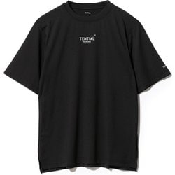 BAKUNE（バクネ） リカバリーウェアー Mesh 半袖Tシャツ ブラック XLサイズ（ユニセックス）