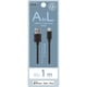 USB-A to Lightningケーブル 1m ブラック NS-25CASAL10-BK