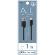USB-A to Lightningケーブル 1m ブラック NS-25CASAL10-BK