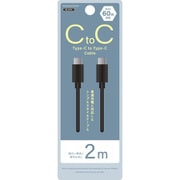 Type-C to Type-Cケーブル 2m ブラック NS-25CASCC20-BK