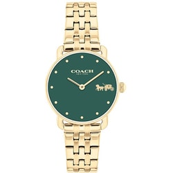 ELLIOT 28mm ステンレスベルト グリーン文字盤 正規品2年保証 14504443