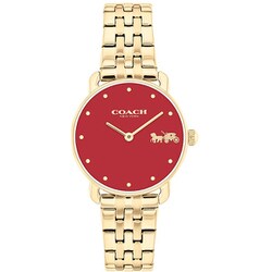 ELLIOT 28mm ステンレスベルト レッド文字盤 正規品2年保証 14504445