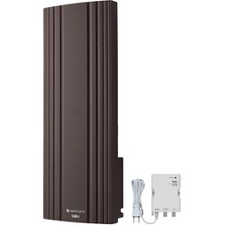 地デジ用UHF平面アンテナ ブースタ内蔵型 20素子 水平偏波用 ブラウン WG20B-C