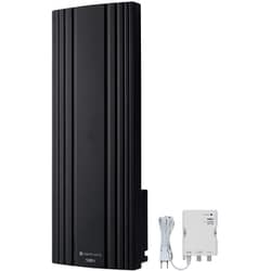地デジ用UHF平面アンテナ ブースタ内蔵型 20素子 水平偏波用 ブラック WG20B-K