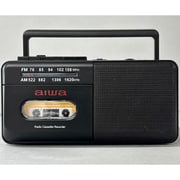 ラジカセ AM/FM対応 乾電池/電源コンセント式 GAA4-RCP0004-BK