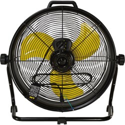 STANLEY 工場扇 50cm ドラム式工業扇 SLF005018 イエロー STANLEY スタンレー 扇風機 ドラム式工業扇 50cm SLF005027DA