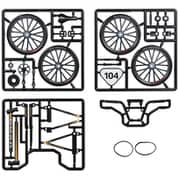 プリプラ フィギュアのスポーツ BMX レース black [組立式プラスチックモデル]