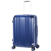 スーツケース デカかるEdge 拡張タイプ 旅行日数目安 5~7泊 52L/拡張時60L 前輪ストッパーTSAロック搭載 ALI-089-22W マットネイビー