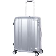 スーツケース デカかるEdge 拡張タイプ 旅行日数目安 5~7泊 52L/拡張時60L 前輪ストッパーTSAロック搭載 ALI-089-22W クロームシルバー