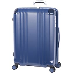 スーツケース デカかるEdge 拡張タイプ 旅行日数目安 5～7泊 70L/拡張時82L 前輪ストッパー TSAロック搭載 ALI-089-24W マットネイビー