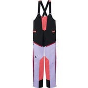 S.I.O INSULATED BIB PANTS ユニセックス スノーパンツ ブラック×エンチャントパープル（BKPP） SSサイズ DW5FLP53U