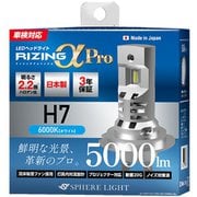 SPHERE LIGHT(スフィアライト) 日本製LEDヘッドライト RIZINGアルファ Pro H76000K 12V用 SLRPH7A060