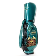 SHERIFF キャディバッグ カジノ 9.5インチ 口枠:5分割 TURQUOISE×BLACK SCA-010CB