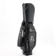 SHERIFF キャディバッグ レトロ 9.5インチ 口枠:5分割 BLACK SFR-001CB