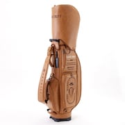 SHERIFF キャディバッグ クラシック 9.5インチ 口枠:5分割 CAMEL SFC-018CB