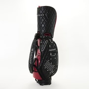 VALIANT キャディバッグ エンブレム 9.5インチ 口枠:5分割 BLACK×RED VAE-003CB