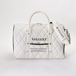 VALIANT ボストンバッグ エンブレム WHITE×NAVY VAE-003BB