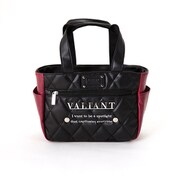 VALIANT ラウンドポーチ エンブレム BLACK×RED VAE-003RP
