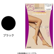 Beauty Shape ビューティシェイプ 【ハードに引き締め・ハイウエスト】 足首25hPa着圧ストッキング ブラック L EA810Y