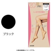Beauty Shape ビューティシェイプ 【しっかり引き締め着圧ショートストッキング】 足首20hPa ブラック L EAS802Y