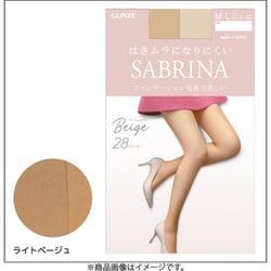 SABRINA サブリナ ベージュタイツ ストッキング 28デニール ライトベージュ L-LL SB613LY