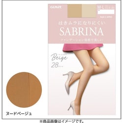 SABRINA サブリナ ベージュタイツ ストッキング 28デニール ヌードベージュ L-LL SB613LY