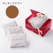 【ネット限定お得7足セット】SABRINA サブリナ 伝線しにくい美しい素肌感 定番・ナチュラルストッキング サンタンブラウン M-L SB517SY