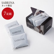 【ネット限定お得7足セット】SABRINA サブリナ 伝線しにくい 引き締めて美しい黒ブラック・着圧ストッキング ブラック L-LL SB547LY