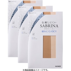 SABRINA サブリナ 3足組ストッキング 丈夫で美しい 破れにくい融着交編 ナチュラルベージュ L-LL SP833LY