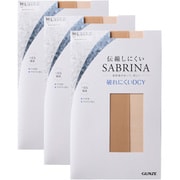 SABRINA サブリナ 3足組ストッキング 丈夫で美しい 破れにくい融着交編 ナチュラルベージュ M-L SP833MY