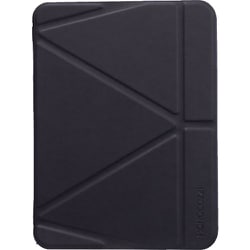 iPad 10世代 対応 ケース 手帳型 背面 クリア 3WAY スタンド ペン収納 付 耐衝撃 保護 カバー LUCID FOLIO チャコール MC_PD5CSPTLF_CC