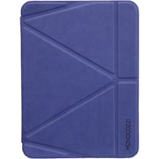 iPad 10世代 対応 ケース 手帳型 背面 クリア 3WAY スタンド ペン収納 付 耐衝撃 保護 カバー LUCID FOLIO ネイビー MC_PD5CSPTLF_NV