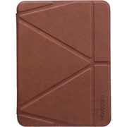 iPad 10世代 対応 ケース 手帳型 背面 クリア 3WAY スタンド ペン収納 付 耐衝撃 保護 カバー LUCID FOLIO タン MC_PD5CSPTLF_TN